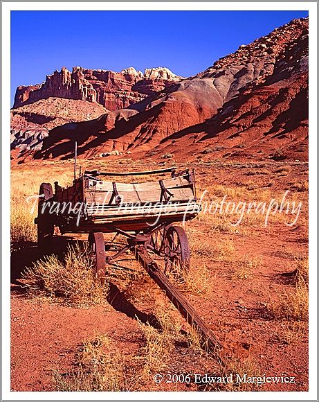 450166   An old Wagon near Freemont in Capital Reef N.P